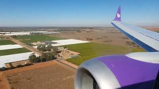 Bonza Boeing 737 MAX 8 VHUJK AB599 Landing in Mildura [upl. by Kceb587]