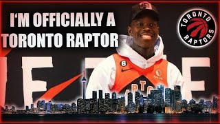 IM OFFICIALLY A TORONTO RAPTOR [upl. by Kcirdorb]