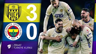 ANKARAGÜCÜ 30 FENERBAHÇE  FENERBAHÇE KUPA YA VEDA ETTİ  Ziraat Türkiye Kupası [upl. by Down]