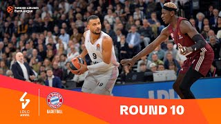 LDLC ASVEL VilleurbanneFC Bayern Munich  Round 10 Highlights  202324 Turkish Airlines EuroLeague [upl. by Ecirtahs]