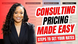 Pricing Your Consulting Services Like a PRO [upl. by Aecila406]