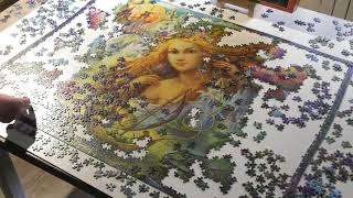 Puzzle Time Lapse Water faery Castorland 2000 [upl. by Gerfen]