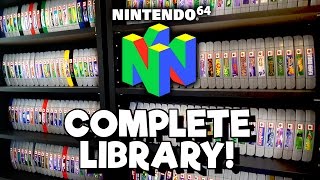 COMPLETE N64 Collection Every game released in the US [upl. by Johen]