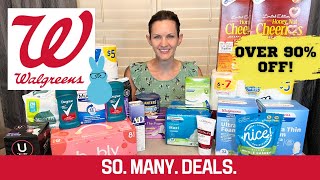 The BEST Walgreens Deals  Over 90 off finds  Grocery Deals  49  415 [upl. by Laura]