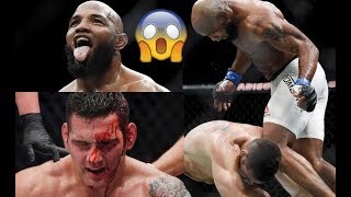 Yoel Romeros Epic KO Finish of Chris Weidman at UFC 205  HIGHLIGHTS [upl. by Abil]