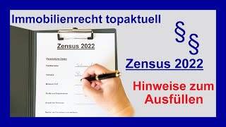 Zensus 2022 – Fragebogen richtig ausfüllen  Tutorial [upl. by Ash]