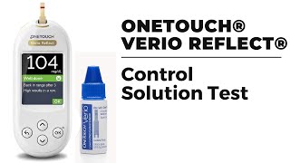 Use Control Solution  One Touch Verio Reflect [upl. by Namyl]