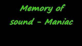 Memory of sound  Maniac [upl. by Jerri45]