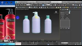 How to do 3d Product bottle modeling amp rendering in 3d studio max  Part 1 3d Modeling [upl. by Gazo]