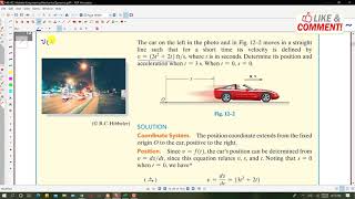 Lecture 1  Rectilinear Kinematics Solved Examples  Dynamics Hibbeler 14th ed  Engineers Academy [upl. by Porter750]