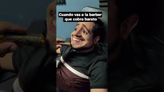 No se esperaba la cachetada 🤣 comedia sketch bromas humor barbershop [upl. by Hennie]