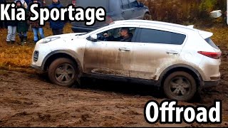 KIA SPORTAGE  Tries his hand at off road driving [upl. by Rollie]