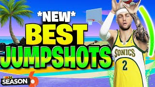 NBA 2K24 UPDATE  BEST JUMPSHOTS FOR ALL BUILDS HEIGHTS amp 3PT RATINGS BEST JUMPSHOT FOR PG amp BIGS [upl. by Henka]