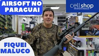 LOJA AIRSOFT NO PARAGUAI CELLSHOP FIQUEI MALUCO [upl. by Ner]