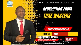 REDEMPTION FROM TIME WASTERS  APOSTLE VICTOR ADEGBOLA [upl. by Rellim103]