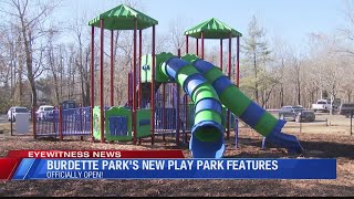 Burdette Play Park Opens [upl. by Nrobyalc]