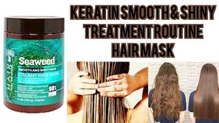 Seaweed smooth amp shiny creamy hair maskHair care pulp seeking purest naturalness honest review [upl. by Yerot]