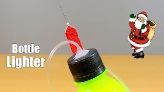 How to make a lighter using plastic bottle  Bottle Life hacks [upl. by Norling]