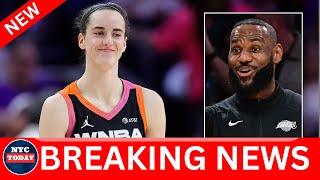 Caitlin Clarks One Word Reaction to LeBron James Inspired Post [upl. by Munshi]