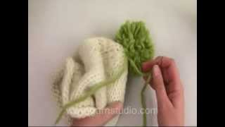 How to attach a pompom [upl. by Nilya]