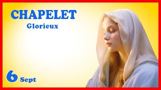 CHAPELET Mercredi 6 Septembre 🙏 Mystères Glorieux [upl. by Adriell]