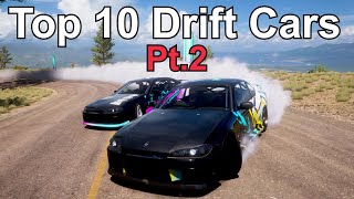 Forza Horizon 5  Top 10 BEST Drift Cars pt2 [upl. by Zehe]