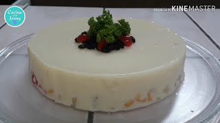 Postre Navideño con 3 ingredientes SIN HORNO Cocina con Jenny [upl. by Zusman]