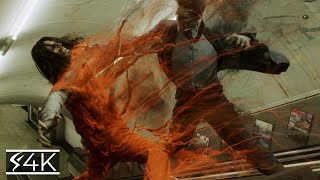 Morbius  Subway Fight Scene 4K [upl. by Nwavahs]