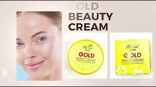 Gold Beauty Cream rejuvenates skin reduces blemishes dark spots and wrinkles nourishing deeply [upl. by Peti68]