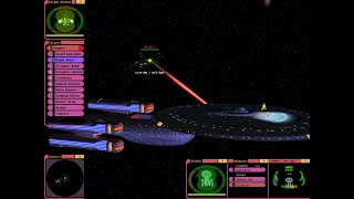 Swansea Class vs Romulan Light Cruiser  KUU  Star Trek Bridge Commander [upl. by Tiphany649]