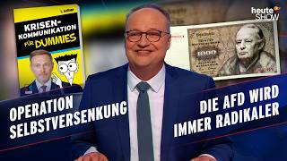 FDP in der Krise  AfD will zurück zur DMark  Wirtschaft unter Druck  heuteshow vom 06122024 [upl. by Nilat]