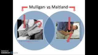 Maitland vs Mulligan Technique [upl. by Glennie659]