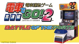 Battle of the Ports  Densha De Go 2 電車でGO２ Show 486  60fps [upl. by Terces]