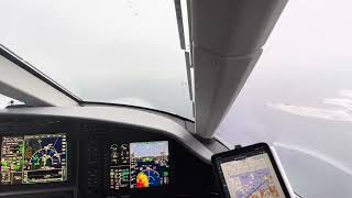 Pilatus PC12 NGX  POV Crosswind Landing at ENAL Ålesund Airport  FullHD [upl. by Gayn]