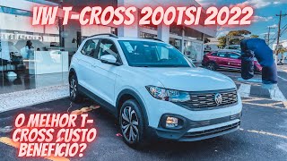 AVALIAÇÃO VW TCROSS 200 TSI 2022  AGORA COM PAINEL DIGITAL E MAIS TCROSS 2022 [upl. by Weinert179]