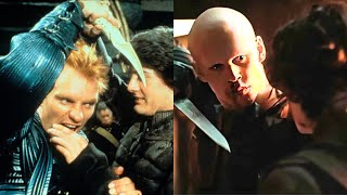 Dune fight scene compared  Paul MuadDib vs Feyd Rautha [upl. by Dewees]