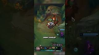 ORNN JUNGLE É shorts leagueoflegends wildrift fy [upl. by Gaspard]