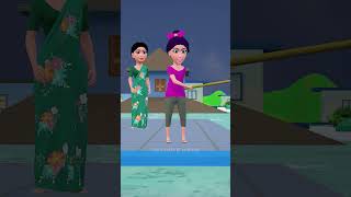 arey Mummy pakro pakroo pakrooo comedytimetoons funny comedy animated 3danimation bhabhicomedy [upl. by Aciraa]