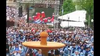 하유  Columbia University Commencement 2014  Stand Columbia screen view [upl. by Kulseth]