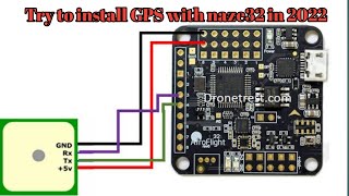 Trying to install GPS with naze32 in 2022 [upl. by Chelsae539]