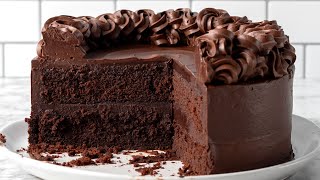 EASY Chocolate Fudge Cake Recipe The Scran Line [upl. by Winifred]