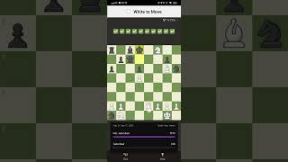 Underpromotion to a knight endgame chess games learnchesstrapin30seconds randompuzzel [upl. by Shaeffer697]