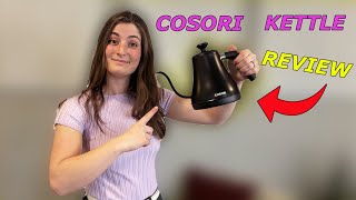 COSORI Gooseneck Electric Kettle Review [upl. by Ecreip956]