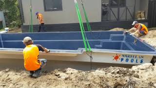 Narellan pool install fast forward [upl. by Teeter214]