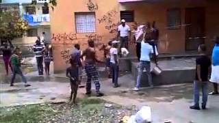 Pelea a machetazo limpio en RD GUACHUPITA [upl. by Ailic425]