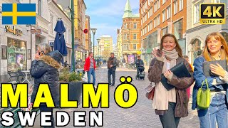 MALMÖ 🇸🇪 Sweden City walking tour in Malmö Sweden  4K HDR 60fps [upl. by Rojam828]