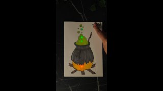 Iluminous Magic Cauldron 🧙 artandcraft [upl. by Enaht]