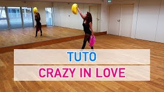 Crazy In Love  Beyonce  TUTO CHOREGRAPHIE POM POM GIRL [upl. by Ormond152]