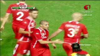 Tunisie vs Algérie 11  But de Wahbi Khazri 43 11012015 CAN 2015 Préparation [upl. by Juetta]