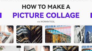 How to Make a Picture Collage on Windows  WorkinTool Image Converter [upl. by Adnolrehs]